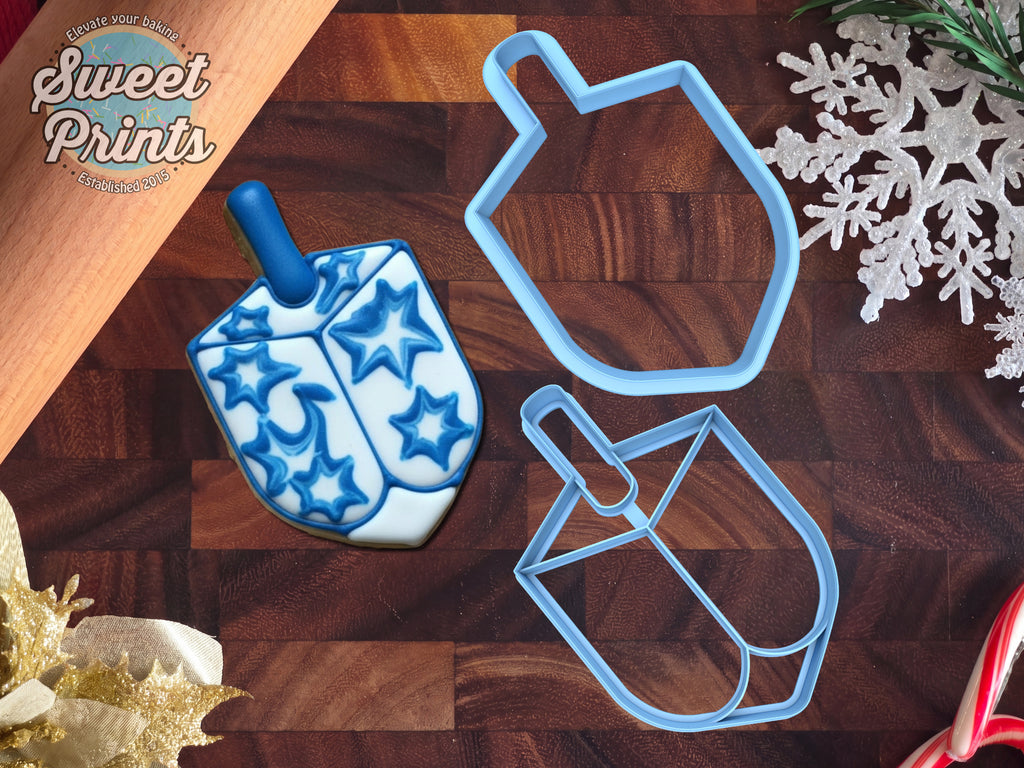 Set of 2 Dreidel Cookie Cutters/Dishwasher Safe