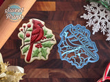 Christmas Cardinal Bird Cookie Cutter/Dishwasher Safe