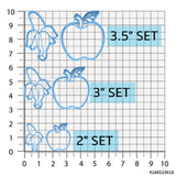 Apple and Banana Cookie Cutter/Dishwasher Safe