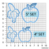 Apple and Banana Cookie Cutter/Dishwasher Safe