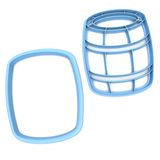 Set of 2 Barrel Cookie Cutters/Dishwasher Safe