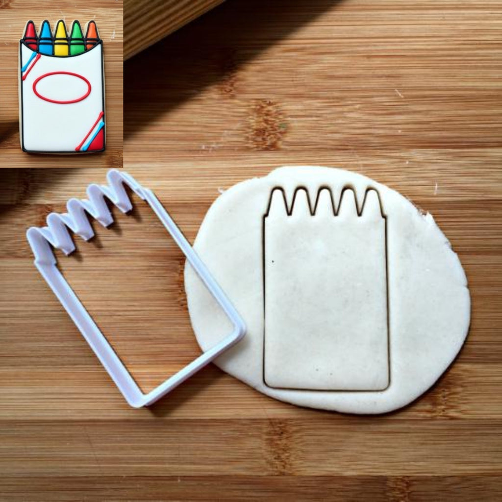 Box of Crayons Cookie Cutter/Dishwasher Safe
