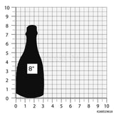 Wine/Champagne Bottle Cookie Cutter/Dishwasher Safe