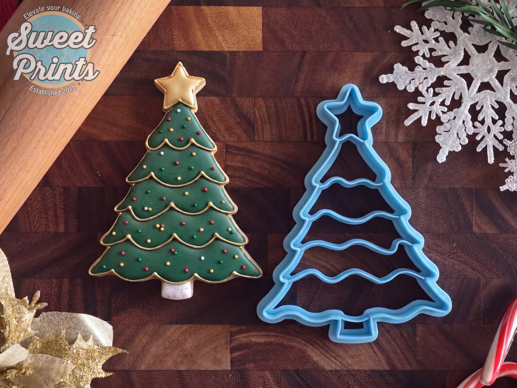 Christmas Tree with Star Cookie Cutter/Dishwasher Safe