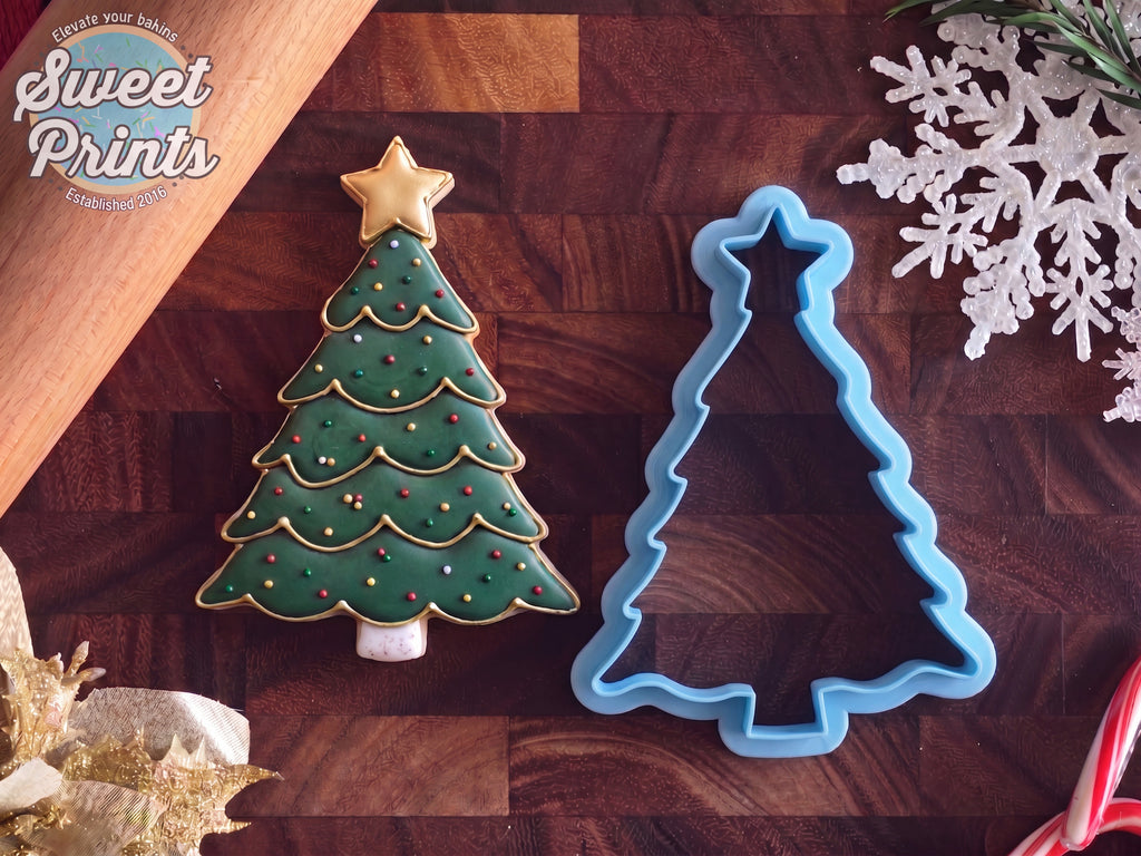Christmas Tree with Star Cookie Cutter/Dishwasher Safe
