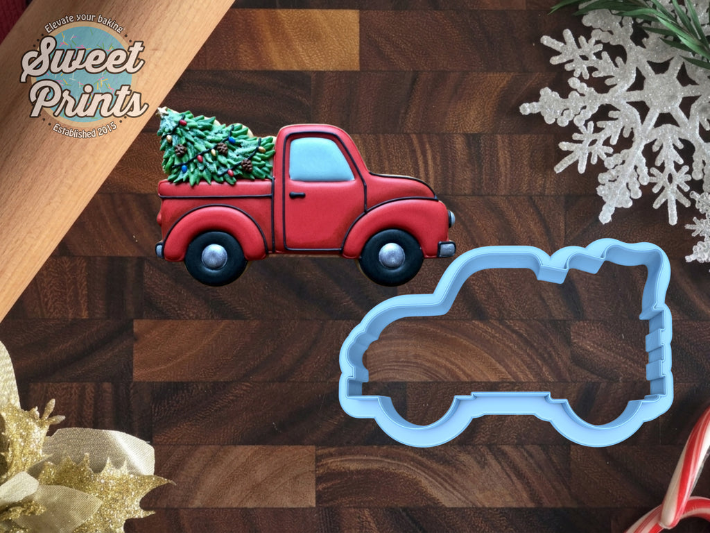 Pickup Truck with Tree Cookie Cutter/Dishwasher Safe