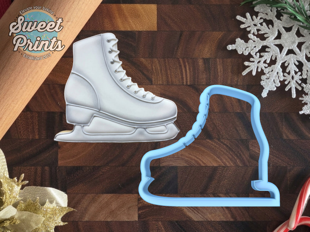 Ice Skate Cookie Cutter/Dishwasher Safe