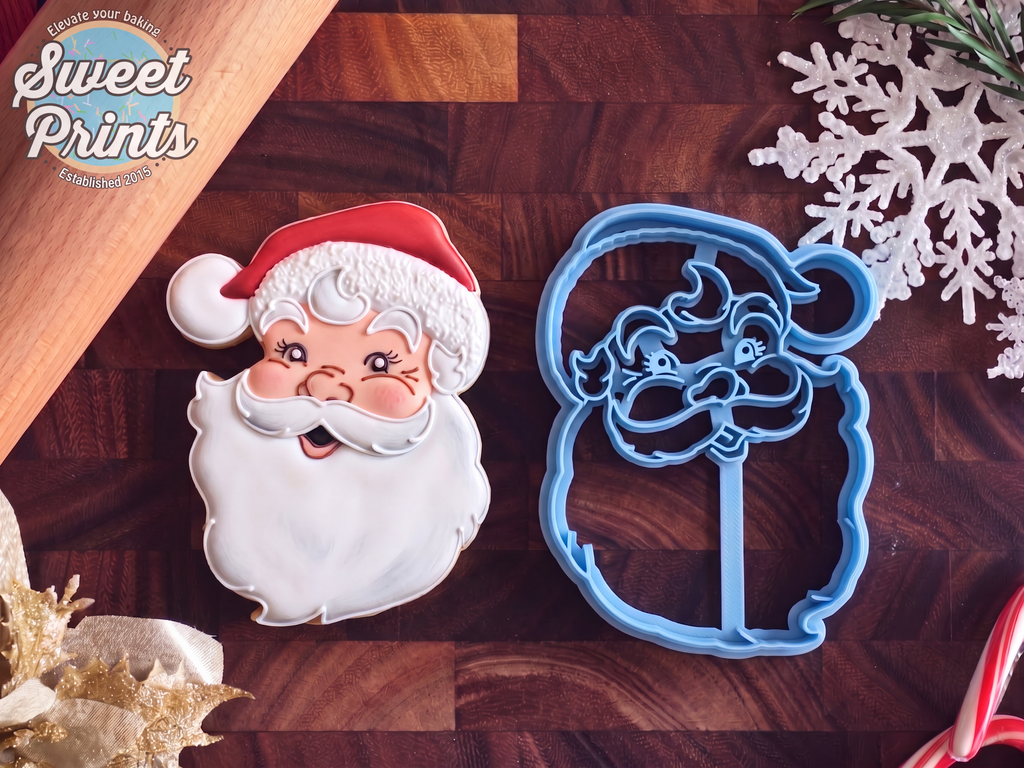 Classic Santa Claus Cookie Cutter/Dishwasher Safe