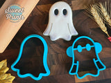 Ghost Cookie Cutter with Press/Dishwasher Safe
