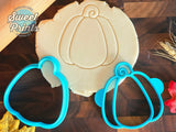 Pumpkin Cookie Cutter & Press/Dishwasher Safe