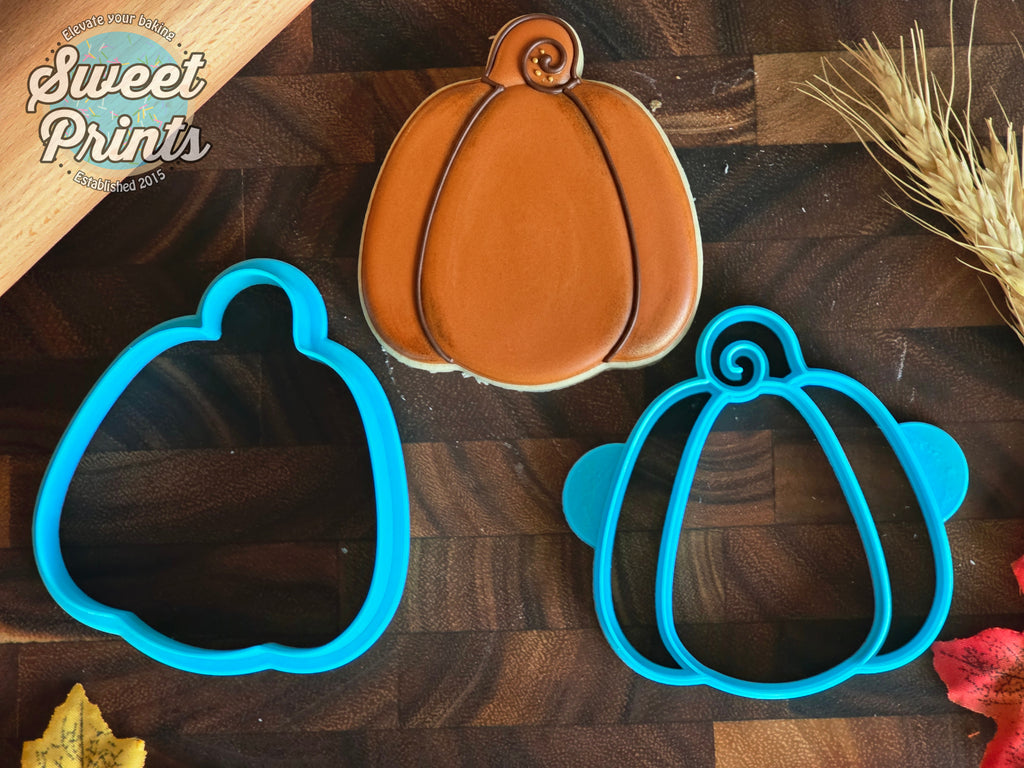 Pumpkin Cookie Cutter & Press/Dishwasher Safe