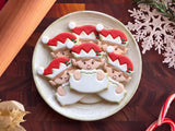 Elf Plaque Cookie Cutter/Dishwasher Safe