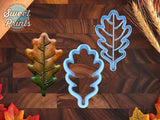 Set of 2 Oak Leaf Cookie Cutters, Dishwasher Safe