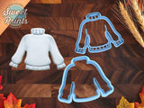 Set of 2 Sweater Cookie Cutters/Dishwasher Safe