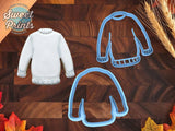 Set of 2 Sweater Cookie Cutters/Dishwasher Safe