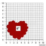 Set of 3 Lacy Heart Cookie Cutters/Dishwasher Safe