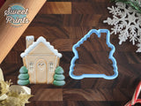 Gingerbread House Cookie Cutter, Dishwasher Safe