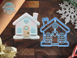 Cute House with Chimney Cookie Cutter/Dishwasher Safe