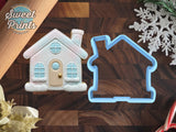 Cute House with Chimney Cookie Cutter/Dishwasher Safe