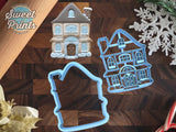 Set of 2 Doll House Cookie Cutters, Dishwasher Safe