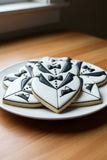 Set of 2 Bride and Groom Hearts Cookie Cutters/Dishwasher Safe