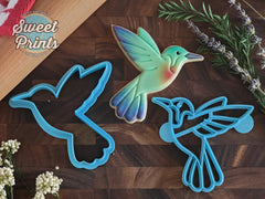 Hummingbird Cookie Cutter with Press/Dishwasher Safe