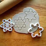 Set of 2 Snowflake Cookie Cutters/Dishwasher Safe