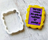 Picture Frame Cookie Cutter/Dishwasher Safe