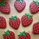 Strawberry Cookie Cutter/Dishwasher Safe