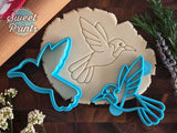 Hummingbird Cookie Cutter with Press/Dishwasher Safe