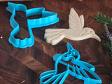 Hummingbird Cookie Cutter with Press/Dishwasher Safe
