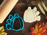 Leafy Pumpkin Cookie Cutter/Dishwasher Safe