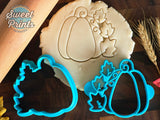 Leafy Pumpkin Cookie Cutter & Press/Dishwasher Safe