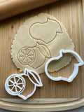 Set of 2 Lemon Lime Cookie Cutters/Dishwasher Safe