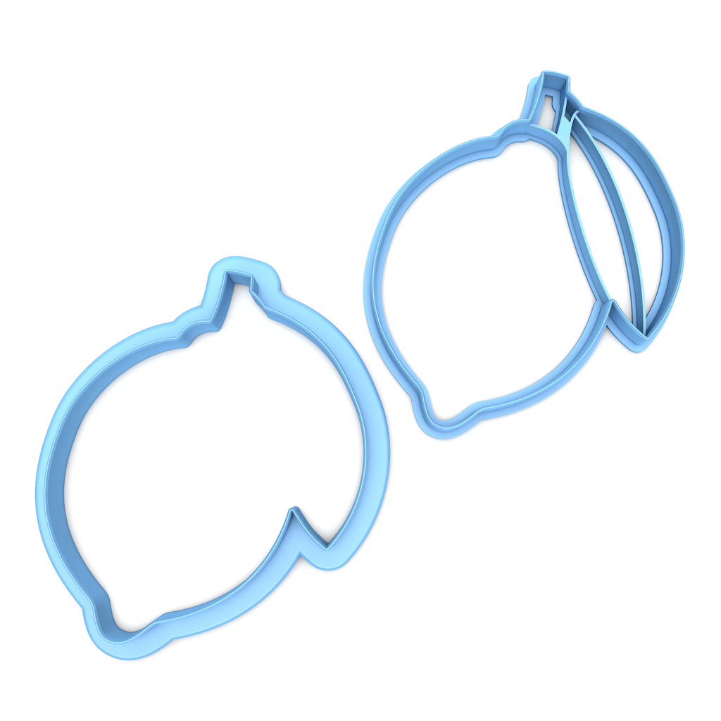 Set of 2 Lemon Cookie Cutters/Dishwasher Safe