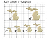 State of Michigan with UP Cookie Cutter/Dishwasher Safe