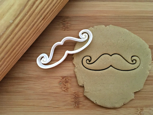6" Mustache V4 Cookie Cutter/Clearance