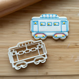 Set of 4 Diesel Train/Locomotive Christmas Cookie Cutters/Dishwasher Safe