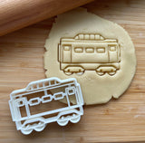 Set of 4 Diesel Train/Locomotive Christmas Cookie Cutters/Dishwasher Safe