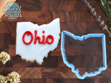 State of Ohio Cookie Cutter, Dishwasher Safe