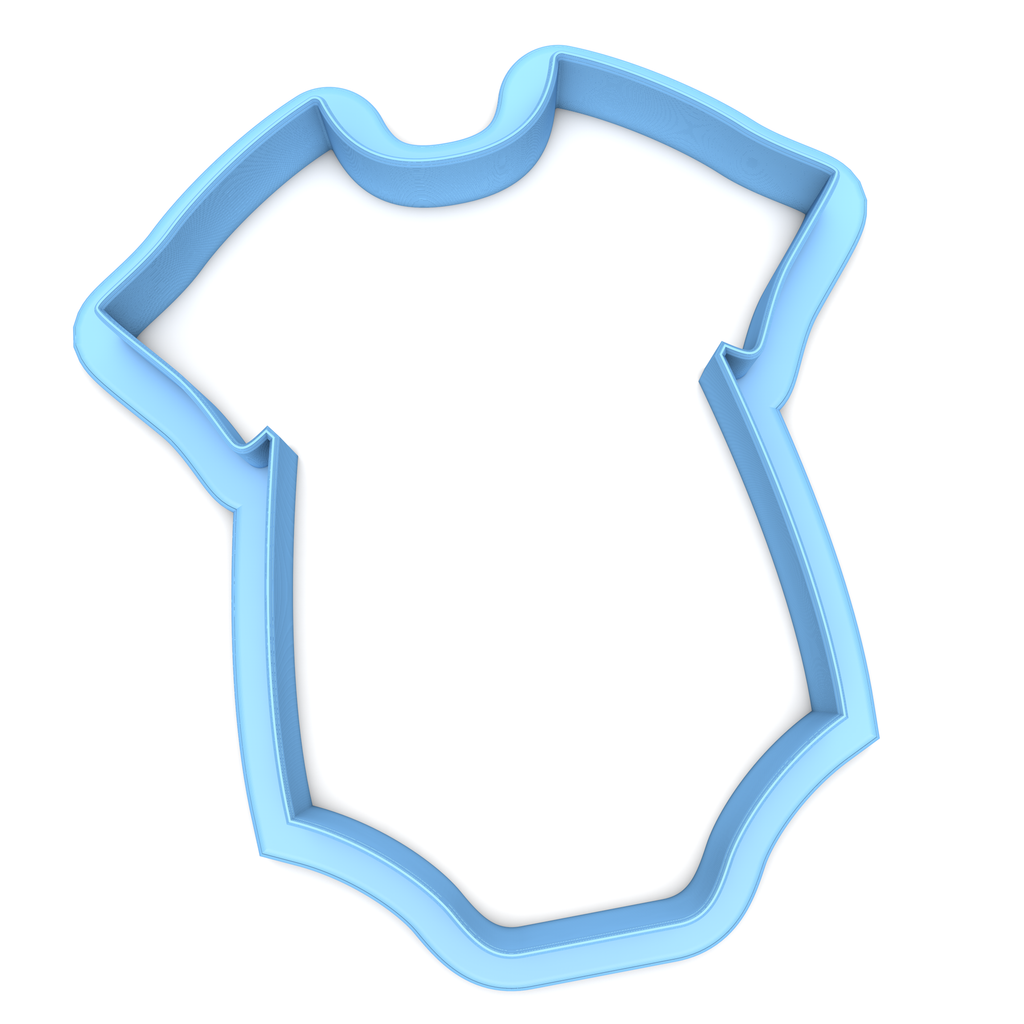 Baby Onesie/Undershirt Cookie Cutter/Dishwasher Safe