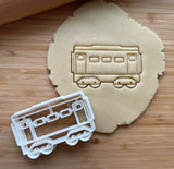 Set of 4 Diesel Train/Locomotive Christmas Cookie Cutters/Dishwasher Safe