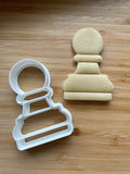 Set of 2 Pawn Chess Piece Cookie Cutter/Dishwasher Safe