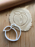 Peach Cookie Cutter/Dishwasher Safe