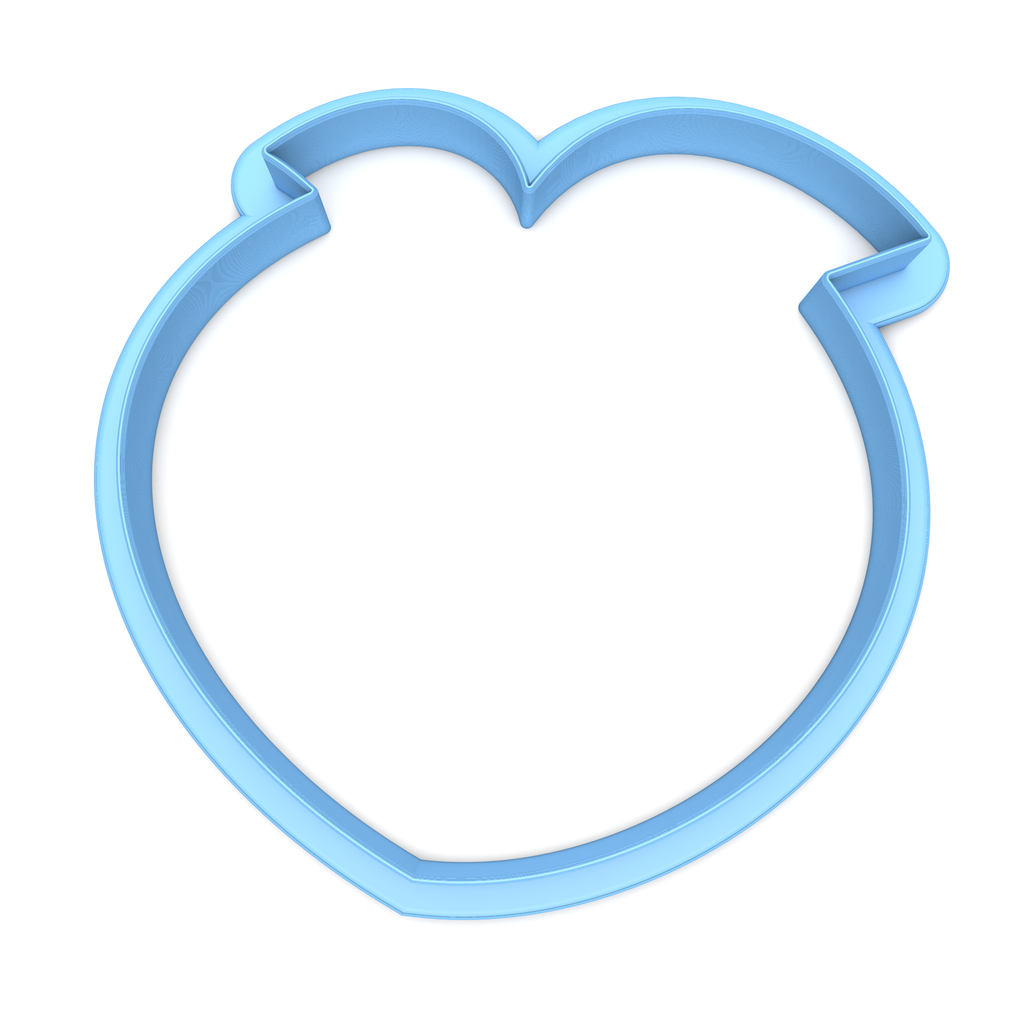 Peach Cookie Cutter/Dishwasher Safe