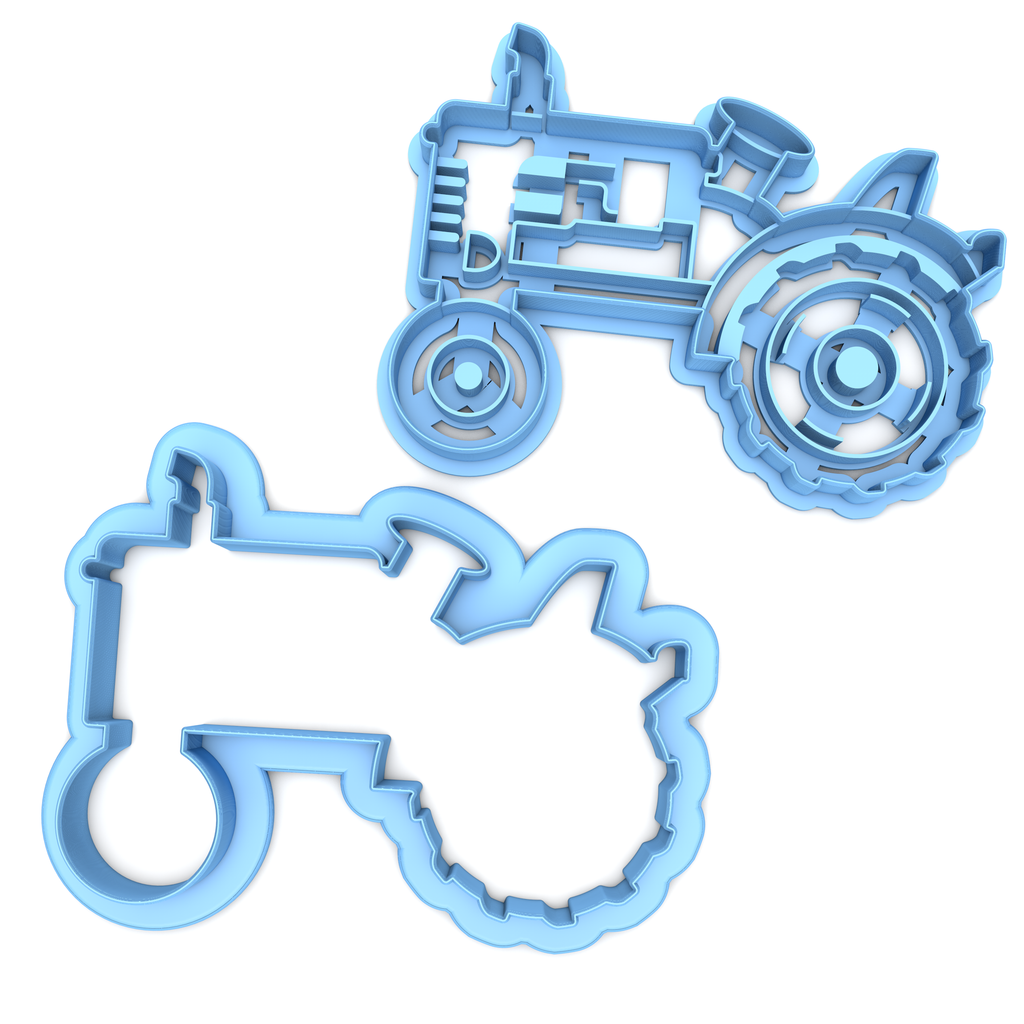 Set of 2 Tractor Cookie Cutters/Dishwasher Safe