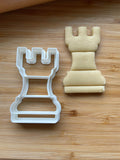 Set of 2 Rook Chess Piece Cookie Cutter/Dishwasher Safe