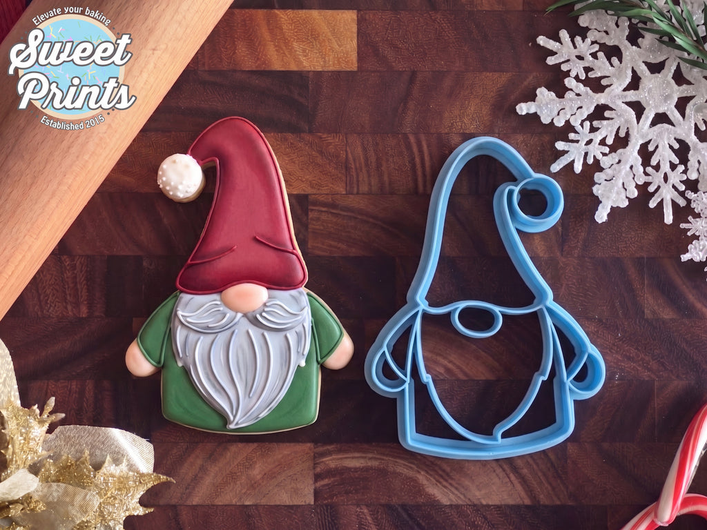 Santa Gnome Cookie Cutter/Dishwasher Safe