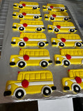 Set of 2 School Bus Cookie Cutters/Dishwasher Safe