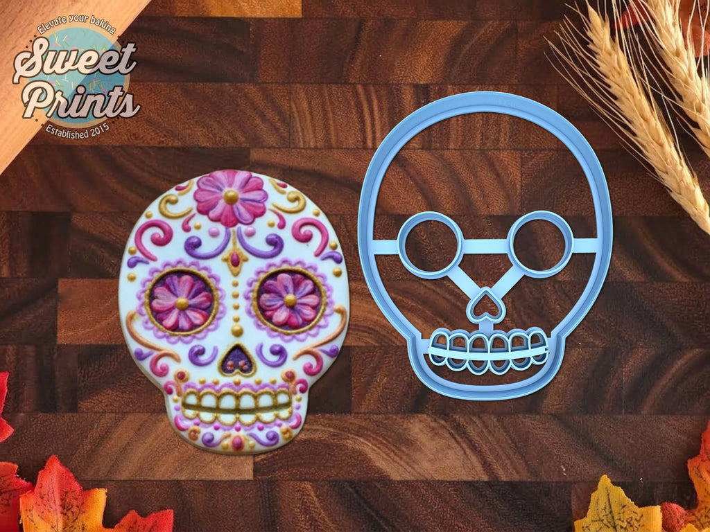 Sugar Skull Cookie Cutter/Dishwasher Safe